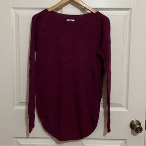 Women’s Burgundy/Purple high-neck Sweater